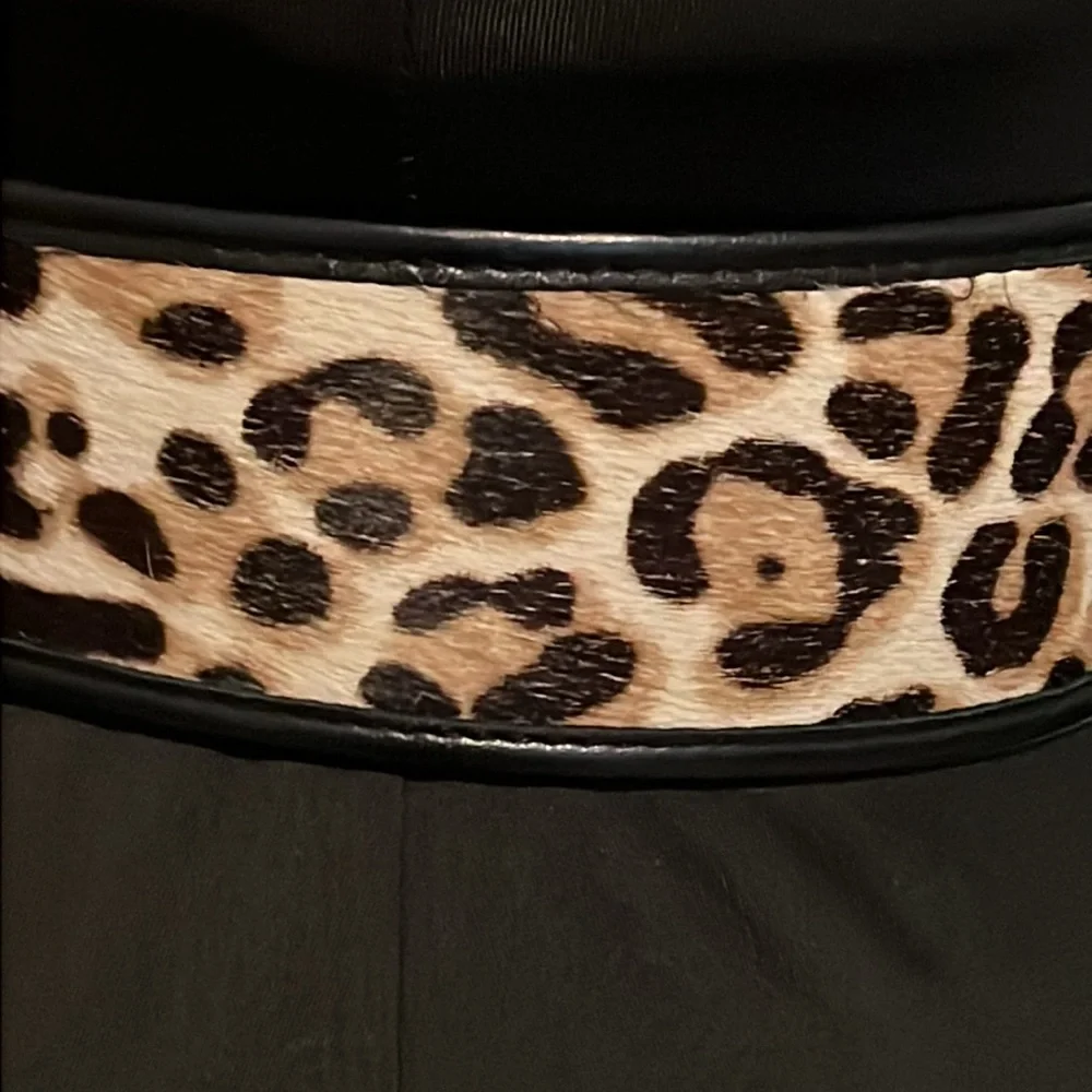 Chico’s Leather Leopard Belt - Women’s L - Picture 2 of 7